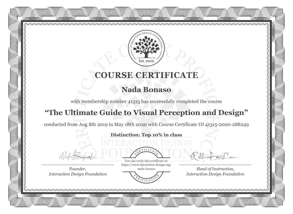 The Ultimate Guide to Visual Perception and Design Certificate