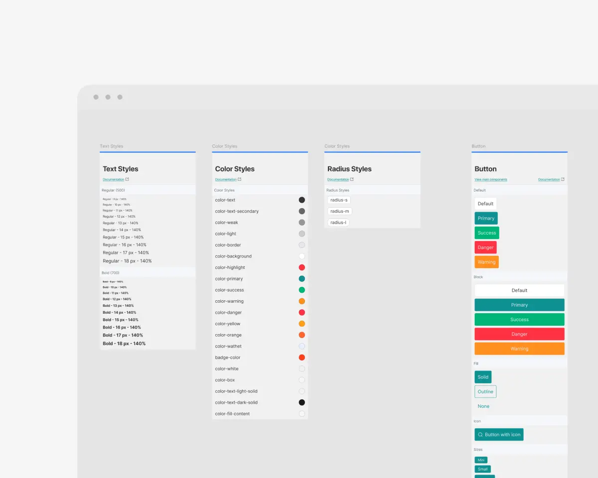Using a design system for swift prototyping